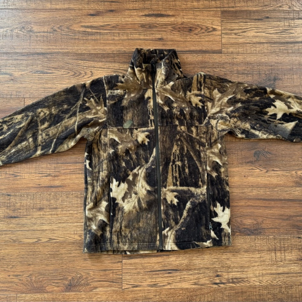 Columbia Youth Camo Fleece Jacket